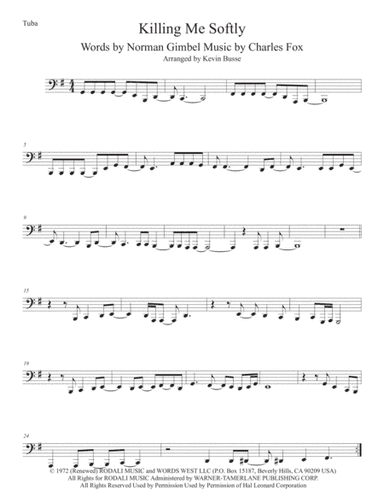 Killing Me Softly With His Song (arr. Kevin Busse)