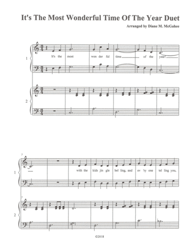 The Most Wonderful Time Of The Year (arr. Diane M. McGahee)