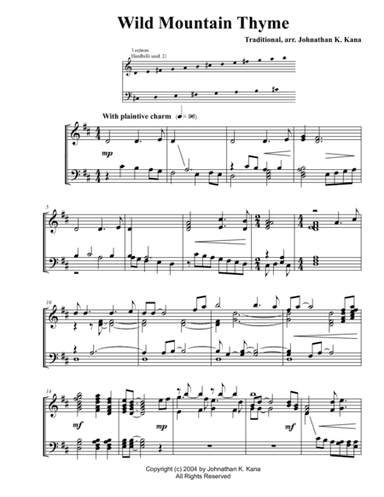 Wild Mountain Thyme (arr. Johnathan Kana)
