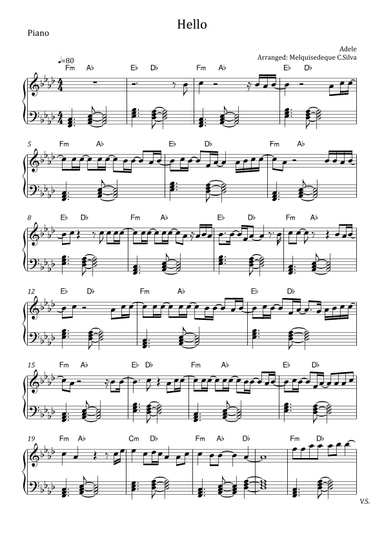 Hello (arr. Melquisedeque C.Silva)