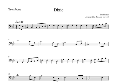Dixie (arr. Zachary Corbett)