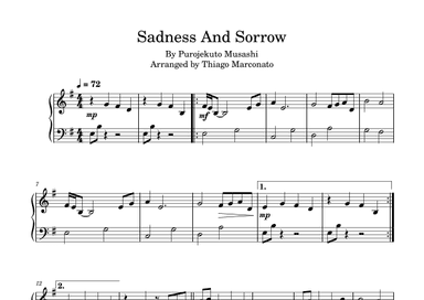 Sadness And Sorrow (arr. Thiago Marconato)