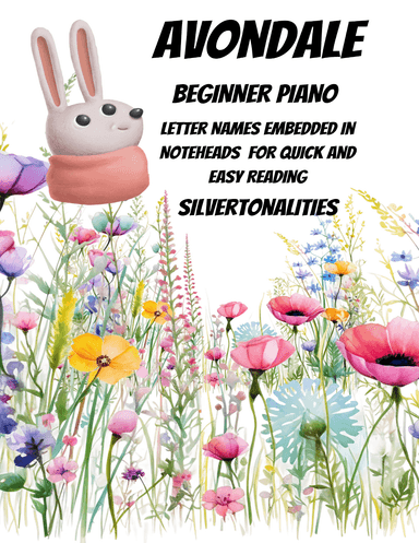 Avondale for Beginner Piano (arr. SilverTonalities)