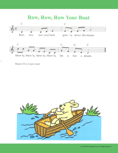 Row, Row, Row Your Boat (arr. Hal Wright)