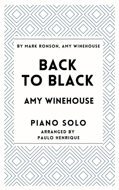 Back To Black (arr. Paulo Henrique)