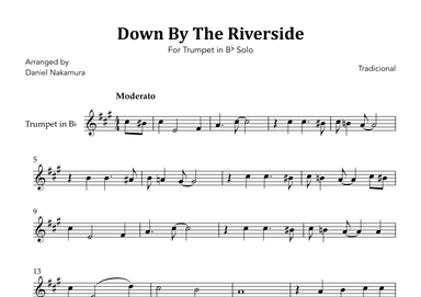 Down By The Riverside (For Trumpet in Bb) (arr. Daniel Nakamura)
