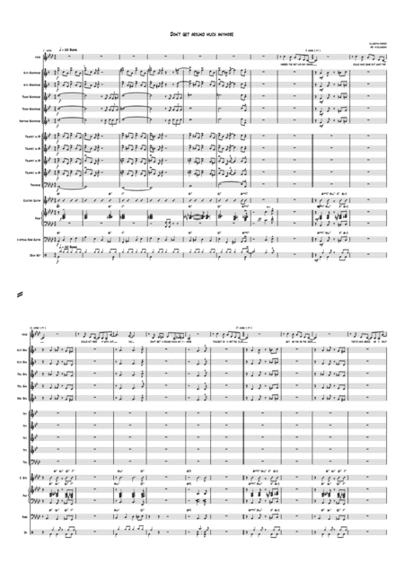 Don't Get Around Much Anymore (arr. Matthew Callingham)