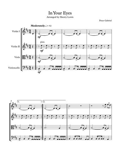 In Your Eyes (arr. Sherry Lewis)