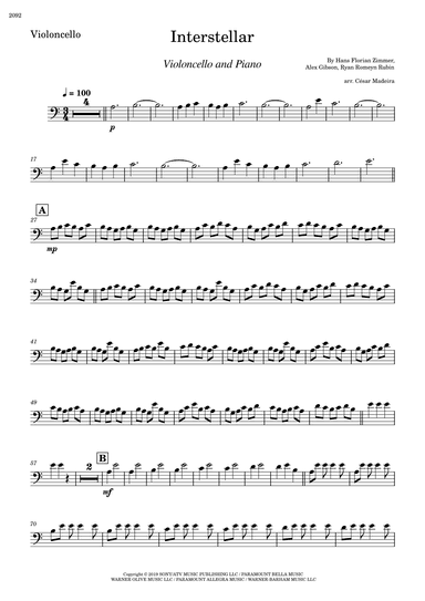 Interstellar (arr. César Madeira)