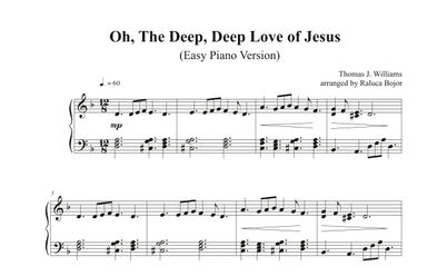 Oh, the Deep Deep Love of Jesus (intermediate piano) (arr. Raluca Bojor)