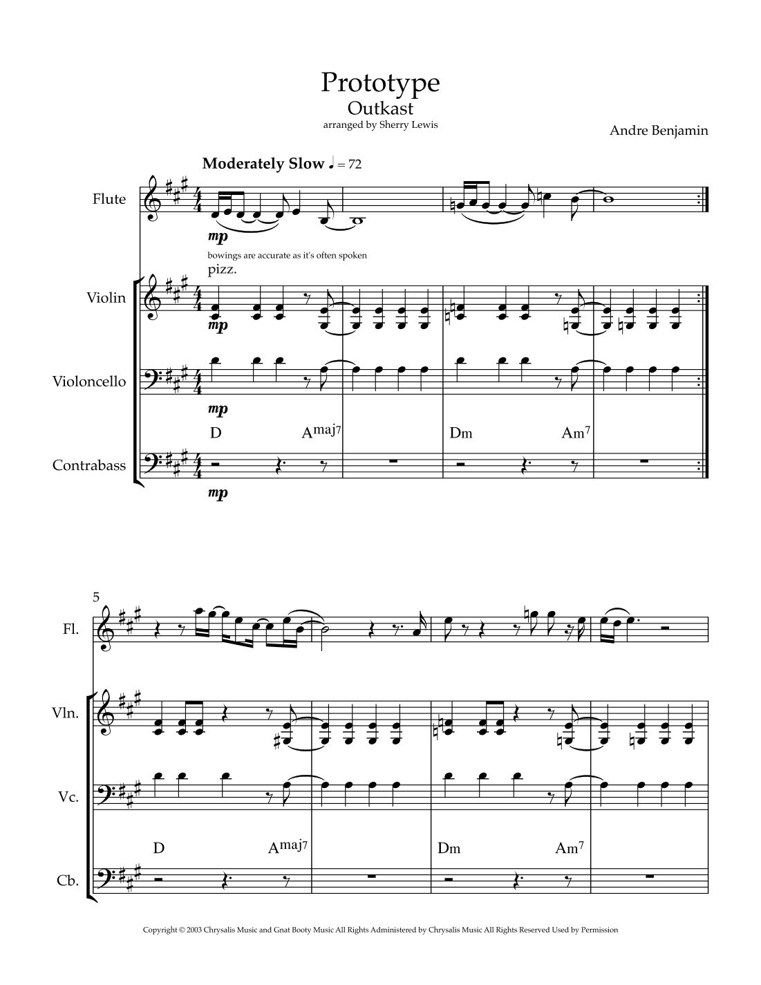 Prototype (arr. Sherry Lewis)