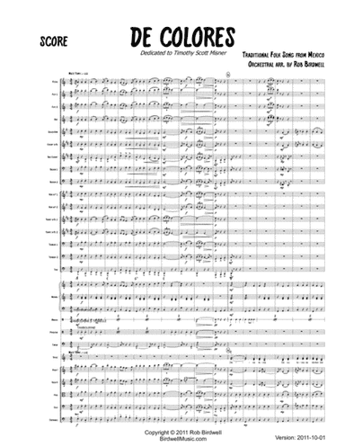 De Colores (arr. Rob Birdwell)