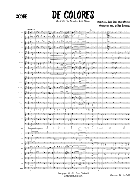 De Colores (arr. Rob Birdwell)