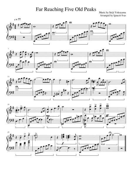 Fukitsunaru Suisei Reparusu (arr. Ignacio Ivas)