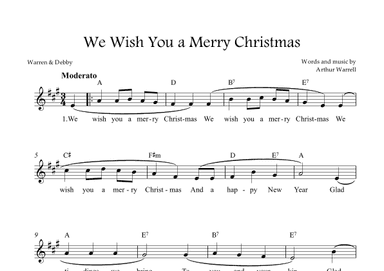 We Wish You a Merry Christmas (arr. Warren & Debby)