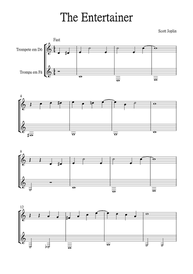 The Entertainer (arr. Jackson Spindler)