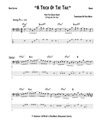 A Trick Of The Tail (arr. P Welsh)
