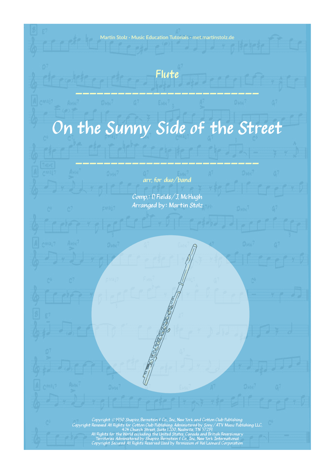 On The Sunny Side Of The Street (arr. Martin Stolz)