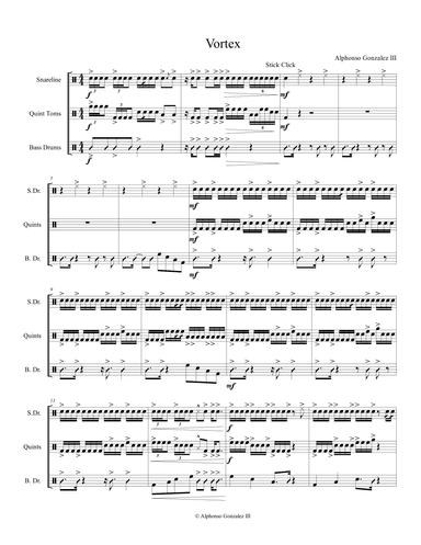Vortex - Drumline Cadence