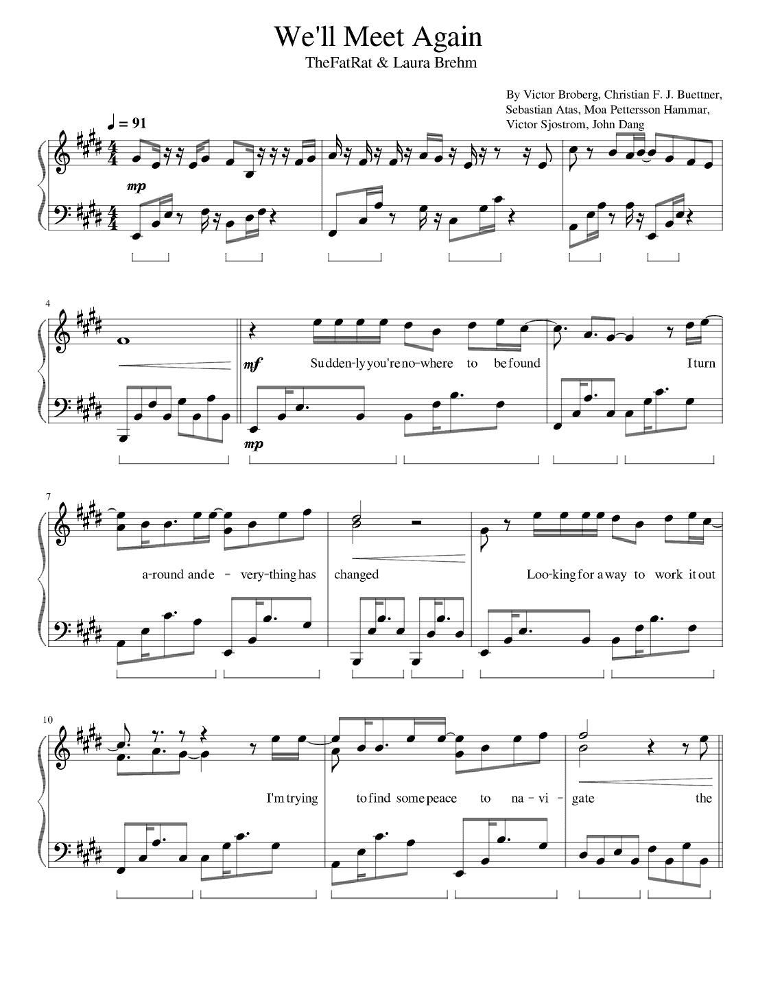 We'll Meet Again (arr. poon)