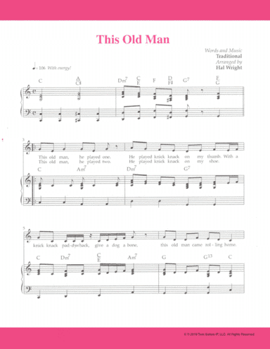 This Old Man (arr. Hal Wright)