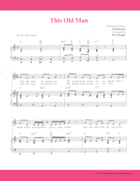 This Old Man (arr. Hal Wright)