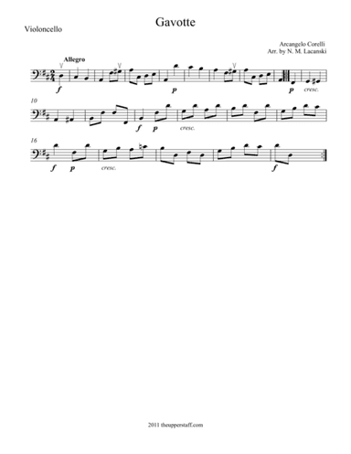 Gavotte (arr. Nick Lacanski)