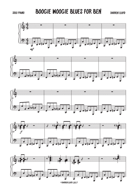 Boogie Woogie Blues for Ben!