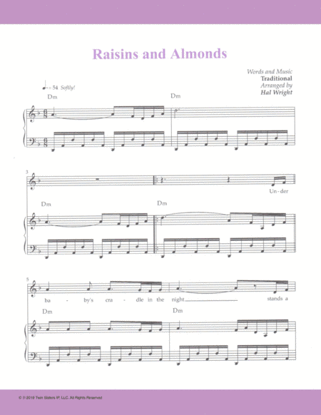 Raisins and Almonds (arr. Hal Wright)