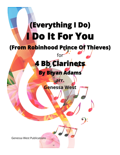 (everything I Do) I Do It For You (arr. Genessa West)