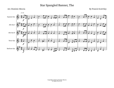 Star Spangled Banner, The (arr. Dominic Meccia)