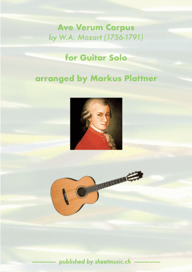 Ave Verum Corpus (Mozart) - for Guitar Solo (arr. Markus Plattner)