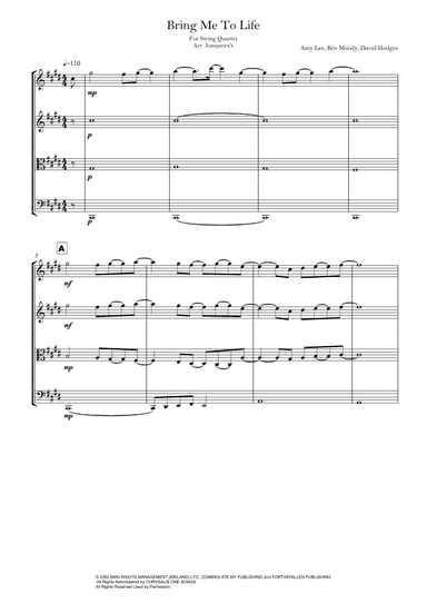 Bring Me To Life (arr. Junqueira's)