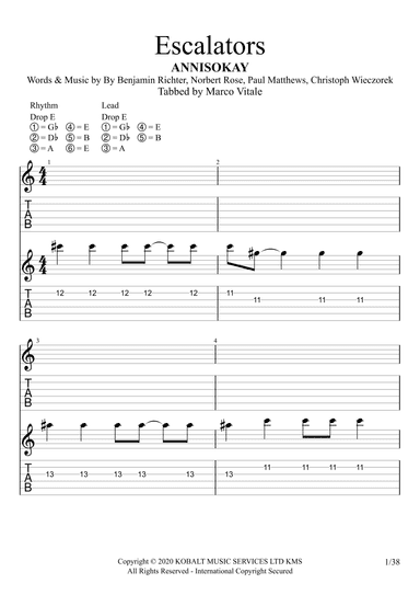 Escalators (arr. Marco Vitale)