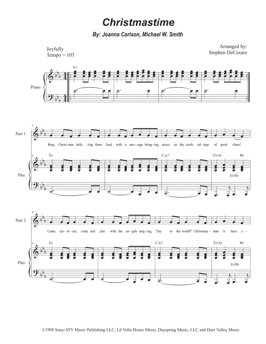 Christmastime (arr. Stephen DeCesare)