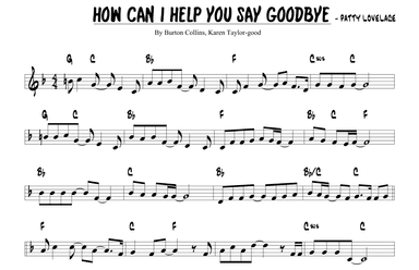 How Can I Help You Say Goodbye (arr. Joseph Hasper)
