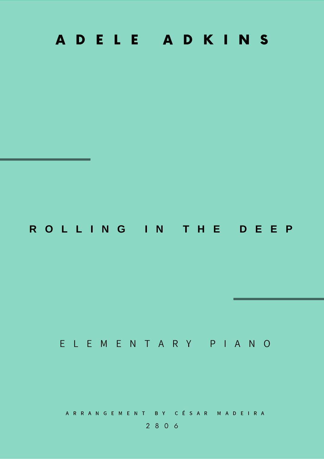 Rolling In The Deep (arr. César Madeira)