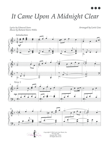 It Came Upon A Midnight Clear (arr. Lorie Line)