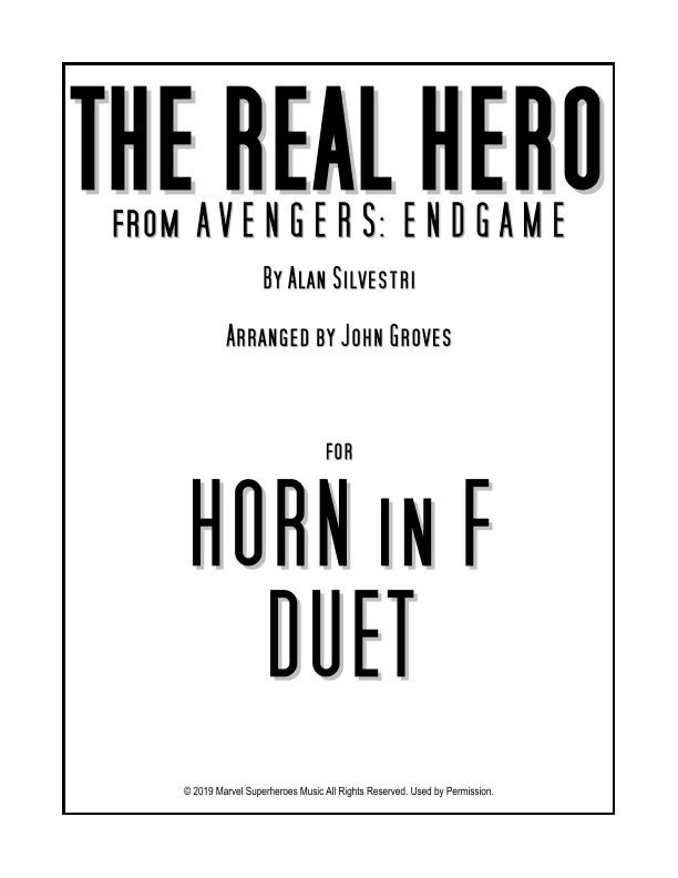 The Real Hero (arr. John Groves)