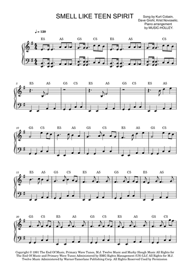 Smells Like Teen Spirit (arr. Music-holley)