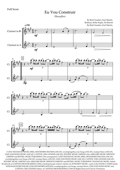 Build My Life (arr. Fabio Britto)
