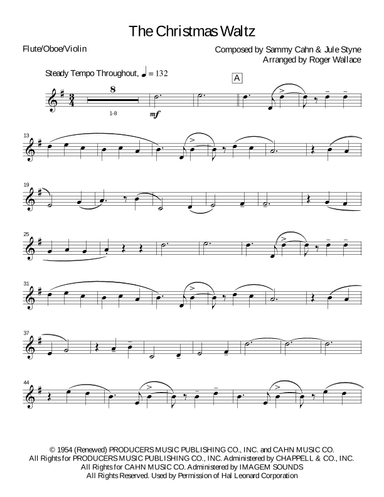 The Christmas Waltz (arr. Roger Wallace)