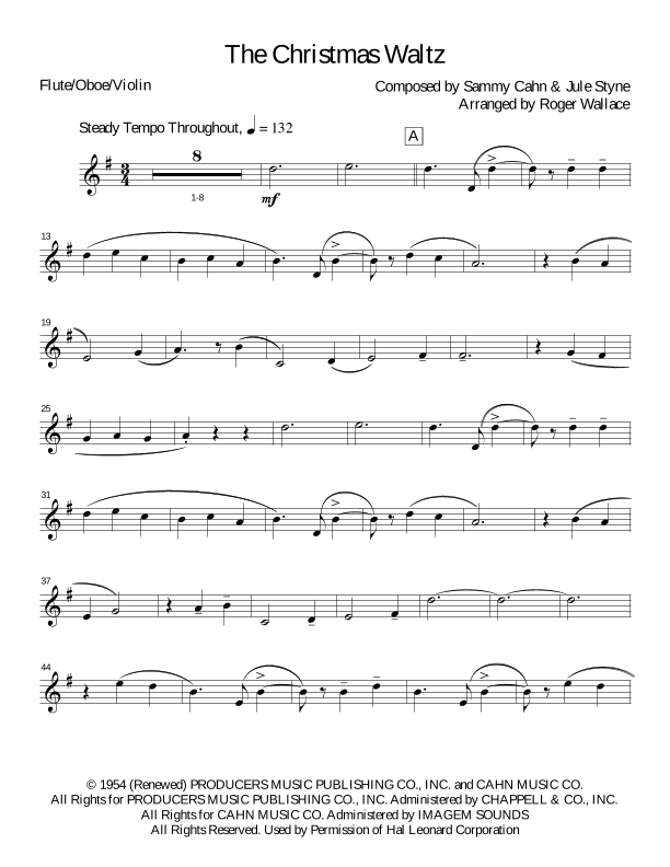 The Christmas Waltz (arr. Roger Wallace)
