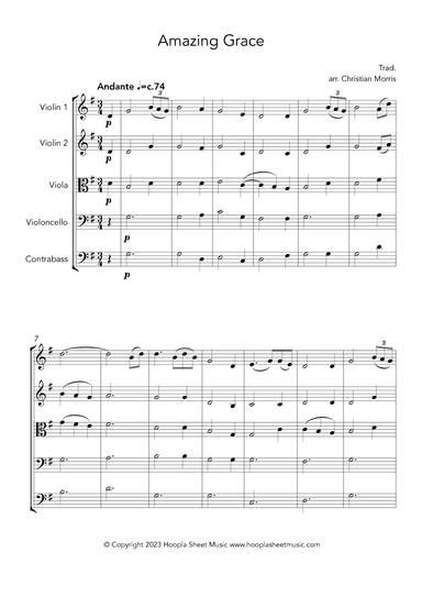 Amazing Grace (arr. Christian Morris)
