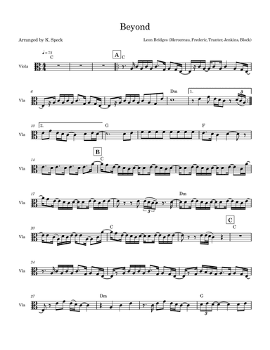 Beyond (arr. K. Speck)
