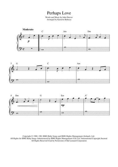Perhaps Love (arr. Kaiserin Rebecca)