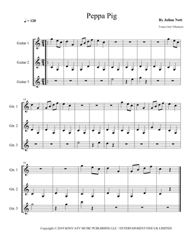 Peppa Pig (arr. José Villamayor)