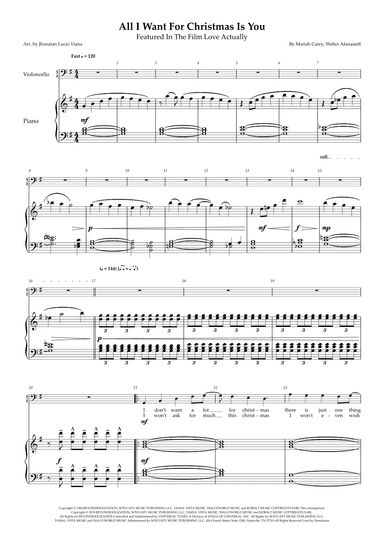 All I Want For Christmas Is You (arr. Jhonatan Lucio Viana)