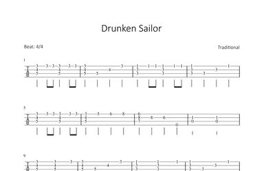 Drunken Sailor (arr. Bettina Schipp)