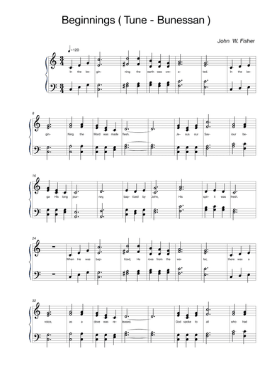 Beginnings (arr. John W. Fisher)